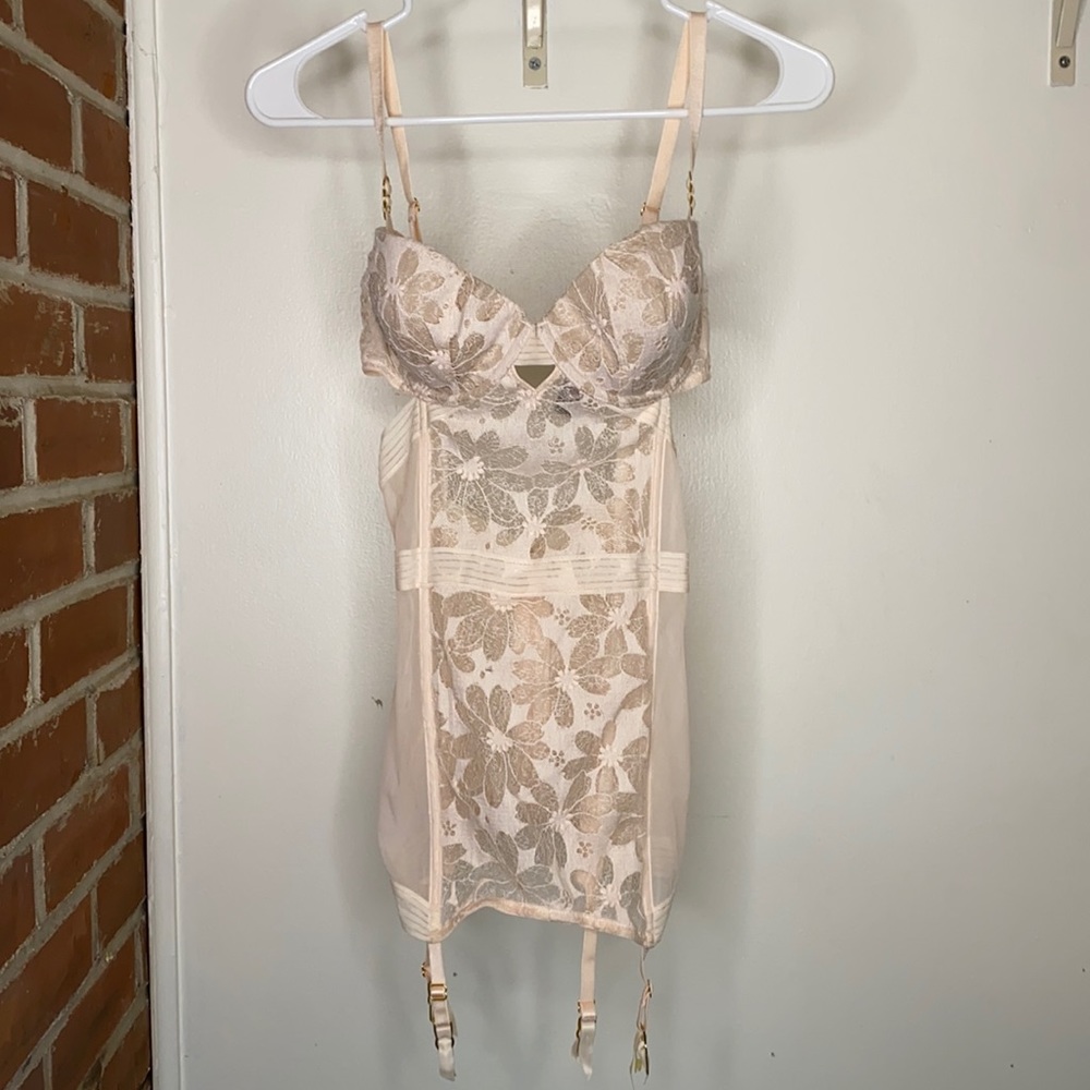 Victoria’s Secret négligée with garter hooks